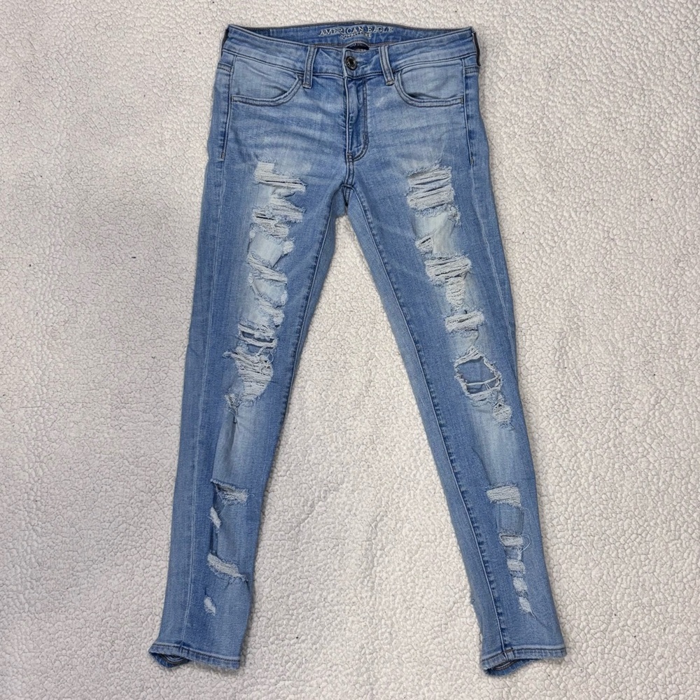 American Eagle Women's/Junior’s Denim Jegging Jeans Size 6 Short